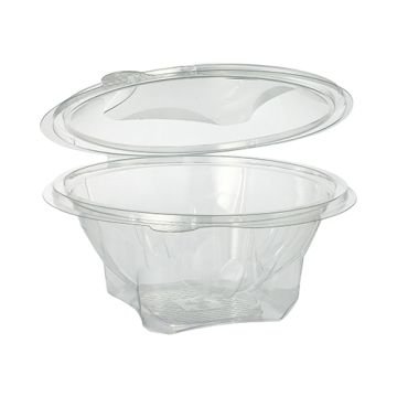 Delikatess och salladsskålar med lock, R-PET rund 750 ml Ø 17,4 cm · 7,3 cm glasklar