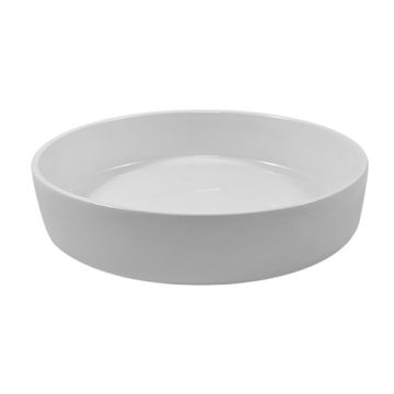 Fingerfood rund skål i porslin, 475 ml Ø 16 cm x 3,5 cm vit "Ano"