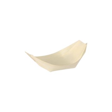 Fingerfood - Skålar , Trä "pure" 8,5 cm x 5,5 cm "Båt"