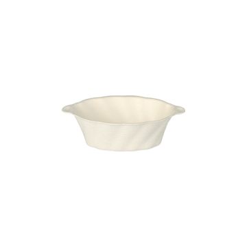 Fingerfood - Formar Sockerrör "pure" 40 ml 3 cm x 9,5 cm x 6 cm vit "Wave"
