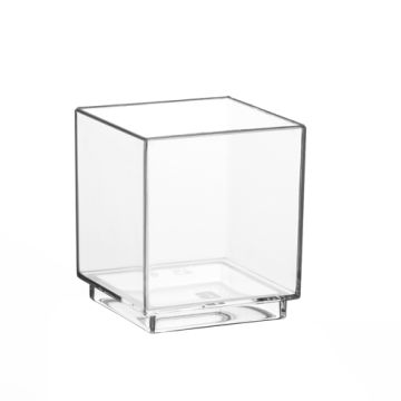 Fingerfood - Formar, PS kantig 55 ml 4,7 cm x 4,2 cm x 4,2 cm glasklar
