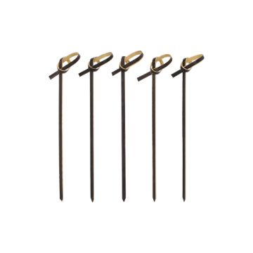 Spett för plockmat 10 cm svart "Knot"