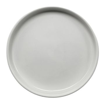 Fingerfood tallrik av porslin, rund Ø 9 cm x 1,2 cm vit "Ano"