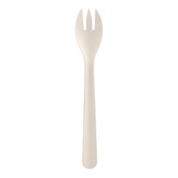 Gaffel, papper "pure" 18,2 cm vit