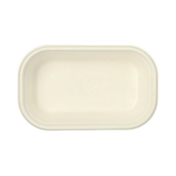 Gastroform GN 1/4 Sockerrör, PLA bestruken kantig 1,8 l 6,5 cm x 26,5 cm x 16,2 cm vit