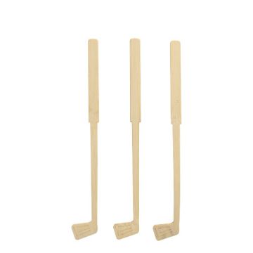 Drinkpinnar, bambu "pure" 15 cm "Golf"