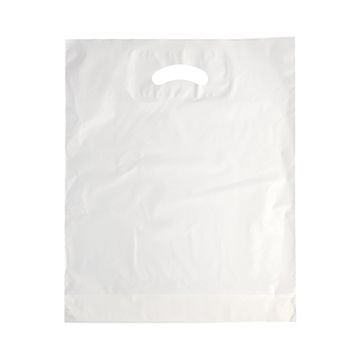 Kasse, HDPE 44 cm x 36 cm x 9 cm vit