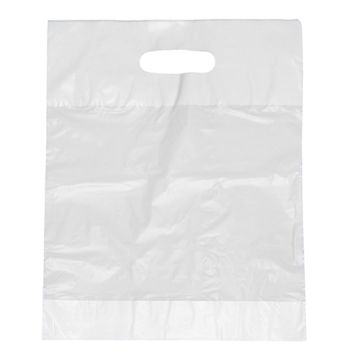 Kasse, HDPE 50 cm x 45 cm x 8 cm vit