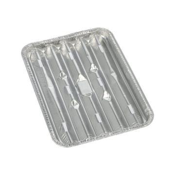 Grillform, Alu kantig 1,4 cm x 16,3 cm x 22,7 cm