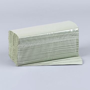 Pappershandduk C-vikt 25 cm x 33 cm grön 1-lags(20 x 180)
