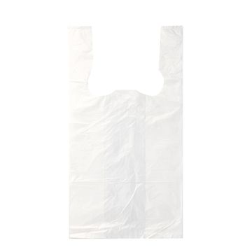 Bärkasse, HDPE 50 cm x 26 cm x 16 cm vit