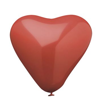 Ballonger Ø 26 cm röd "Hjärta" large