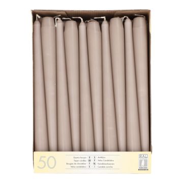 Antikljus Ø 2,2 cm · 25 cm greige