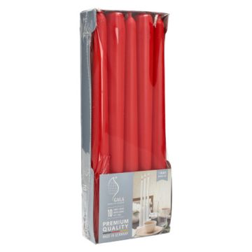 Antikljus Ø 2,3 cm · 25 cm röd