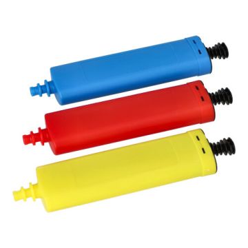 Ballongpump 26 cm x 6 cm röd/grön