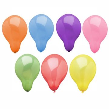 Ballonger Ø 16 cm sorterade färger