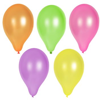 Ballonger Ø 25 cm sorterade färger "Neon"