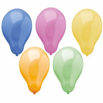 Ballonger Ø 25 cm sorterade färger "Trend"