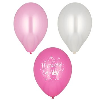Ballonger Ø 29 cm sorterade färger "Princess"