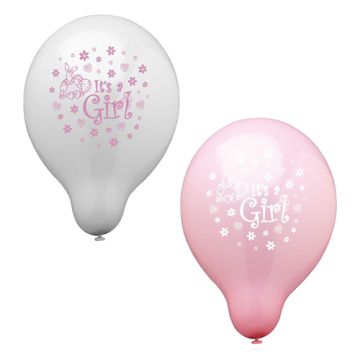Ballonger Ø 25 cm "It's a girl"