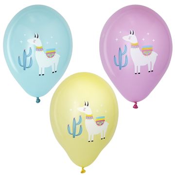 Ballonger Ø 29 cm sorterade färger "Lama"