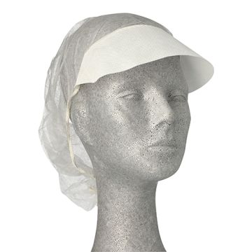 "Medi-Inn®" Hätta, non-woven Ø 52 cm vit med skärm