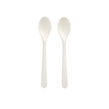 Kaffesked "Folia" C-PLA 14,5 cm vit