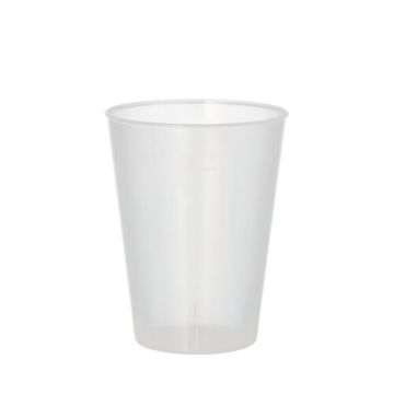 återanvändbara Bägare PP 0,2 l Ø 7,5 cm · 9,6 cm transparent extra kraftig