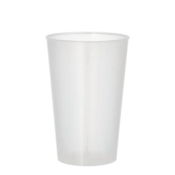 återanvändbara Bägare PP 0,3 l Ø 8 cm · 11,7 cm transparent extra kraftig