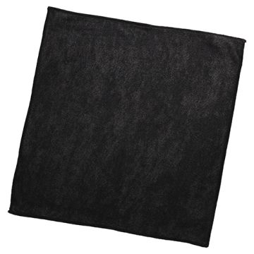 Mikrofiberduk 40 cm x 40 cm svart