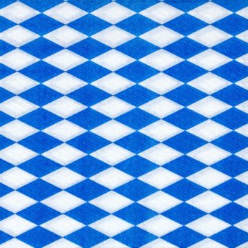 Servett 1-lags 1/4-vikt 33 cm x 33 cm "Bayersk blå"