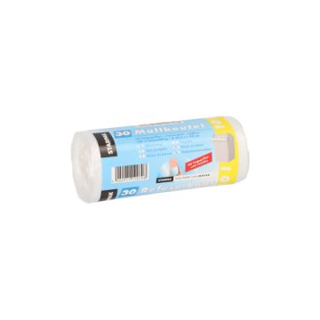 Soppåse med handtag, HDPE 10 l 42 cm x 39,5 cm klar