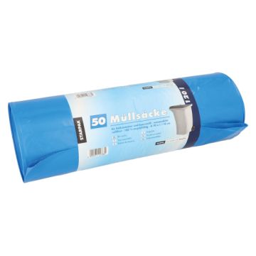 Soppåse, LDPE 120 l 110 cm x 70 cm blå