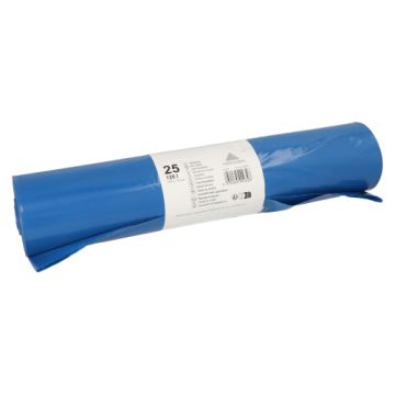 Soppåse, LDPE 120 l 110 cm x 70 cm blå