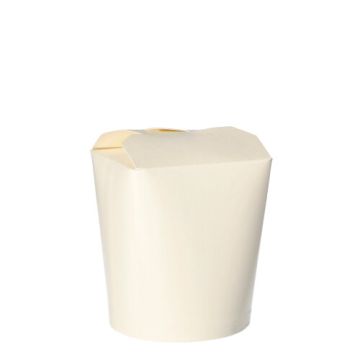 Take-away box "To Go" kantig 550 ml 10 cm x 8,5 cm x 7,5 cm vit
