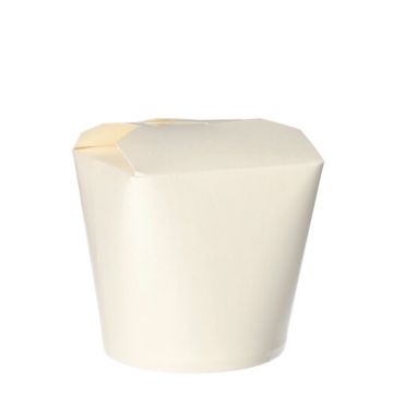 Take-away box "To Go" kantig 750 ml 10,1 cm x 10 cm x 9,1 cm vit