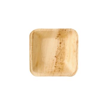 Skål, Palmblad "pure" kantig 40 ml 8 cm x 8 cm x 2 cm