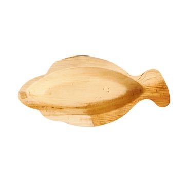 Tallrikar, Palmblad "pure" 24 cm x 11 cm x 2,5 cm "Fisk"