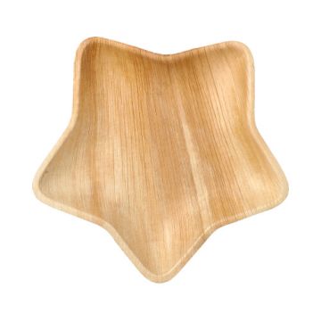 Tallrikar, palmblad "pure" 2,3 cm x 22,3 cm x 20 cm stjärnor