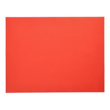 Bordstablett, papper 30 cm x 40 cm röd