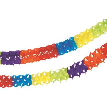 Girlang, papper Ø 11,5 cm · 4 m färgad