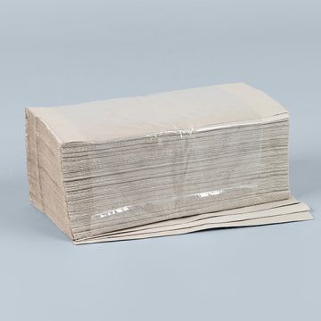 Pappershandduk V-Falz 25 cm x 23 cm grå "Plus L" 1-lagig (20x250)