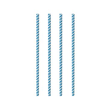 Papperssugrör Ø 6 mm · 20 cm "Bavarian Blue"