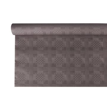 Pappersduk med damastprägling 6 m x 1,2 m grå