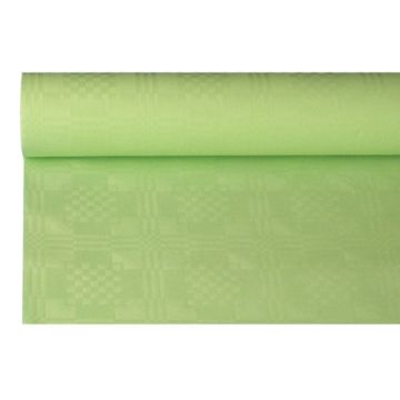 Pappersduk med damastprägling 8 m x 1,2 m pastellgrön