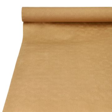 Pappersduk med damastprägling 25 m x 1 m natur