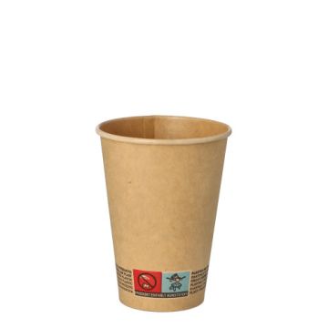 Pappersmugg 0,18 l Ø 7 cm x 9,2 cm brun
