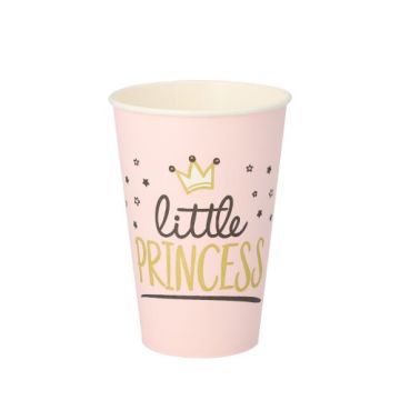 Bägare, papper 0,2 l Ø 7 cm · 9,7 cm "Little Princess"