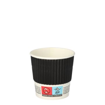 Bägare, papper "To Go" 0,1 l Ø 6,2 cm · 6 cm Ripple Wall