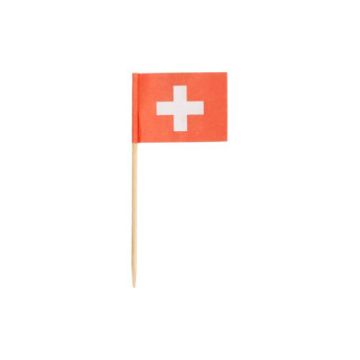 Partypinnar 8 cm "Switzerland"